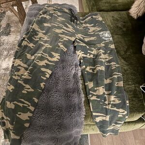 True Religion Green Camo Joggers